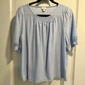 J Crew short-sleeve blouse